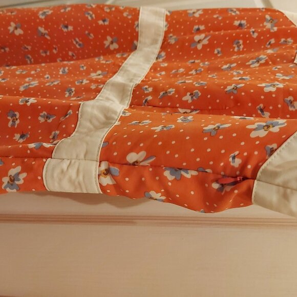 Cute Summer Top - Orange print - Picture 3 of 4